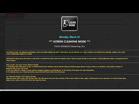 Sinumerik ONE-Sinumerik Operate PC: Personalized Touch screen CLEAN MODE
