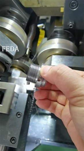 FEDA 3-axis Thread Rolling Machine | Effortless NPT Threading
