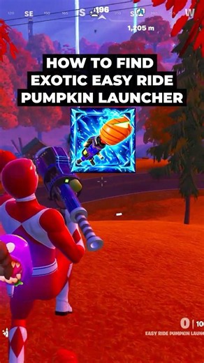 Where can I find the easy ride pumpkin launcher? #fortnite