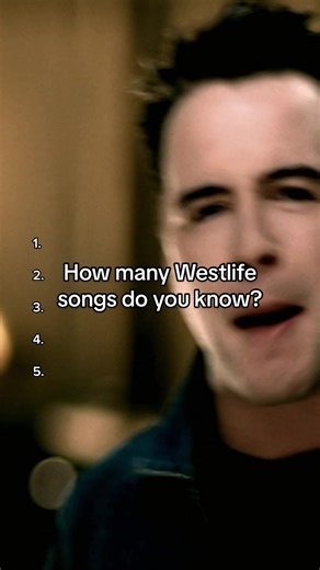 How many Westlife songs do you know? Go on… test yourself ❤️ #Westlife