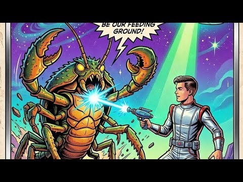 Teenagers from Outer Space (1959) - Full Movie Aliens, Ray Guns & Giant Lobsters! (Public Domain)