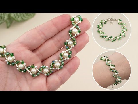 DIY Elegant Seed Bead Bracelet with Pearls & Crystals | Easy Beading Tutorial for Beginners