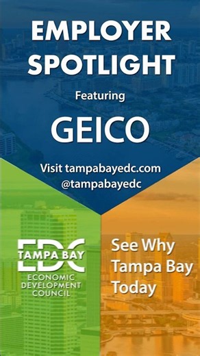 GEICO Chose an Incredible Talent Pipeline in #TampaBay. Jordan from #GEICO expands on their growth.