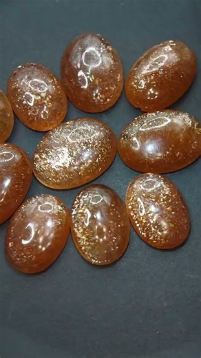 10 shimmering sunstone cabochons 116.70 CTS Puritygems.etsy.com