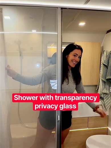 High tech RV shower!