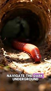 The Invisible Engineers: The Alien Biology of the Earthworm 🪱🌱#shorts