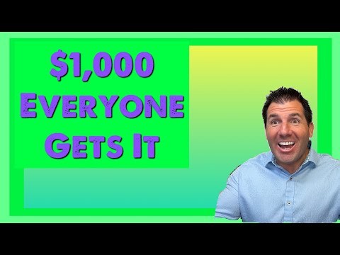 New $1,000 AI Stimulus / Dividend Checks for Everyone
