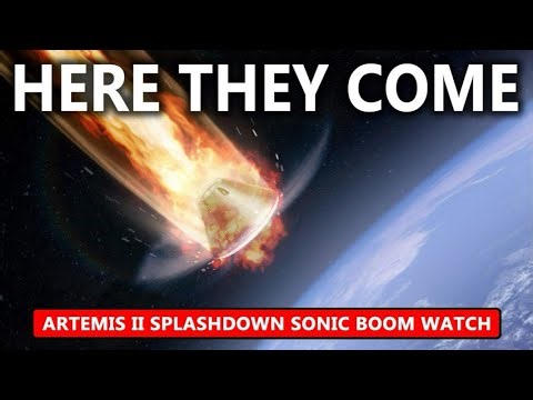 SONIC BOOM 💥 Livestream for Orion Spacecraft Splashdown from San Diego