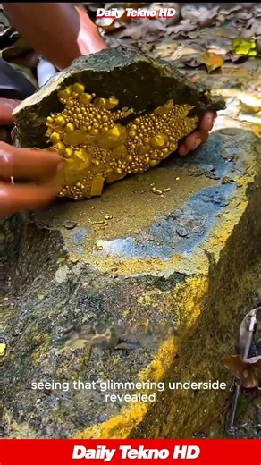 Found GOLD 🤯 Under a Random Rock #TreasureHunting