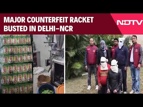 Delhi NCR News | Fake ENO, All Out, Tata Salt: Major Counterfeit Racket Busted In Delhi-NCR