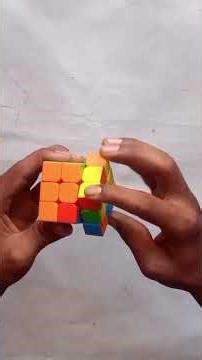 Learn how to solve a rubik's cube 3x3 in 1 minute#cube #rubikscube #rubik