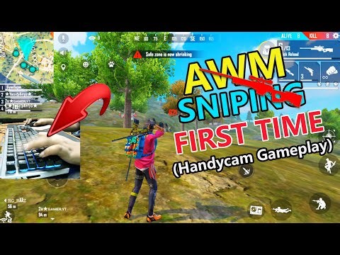 First Time (Handycam Gameplay) Squad Awmsniping