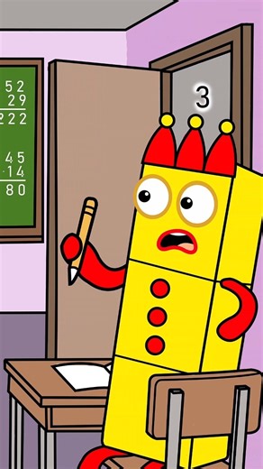 NB 6 Is Angry As They Did The Whiteboard Task All Wrong #coloringstory #animation