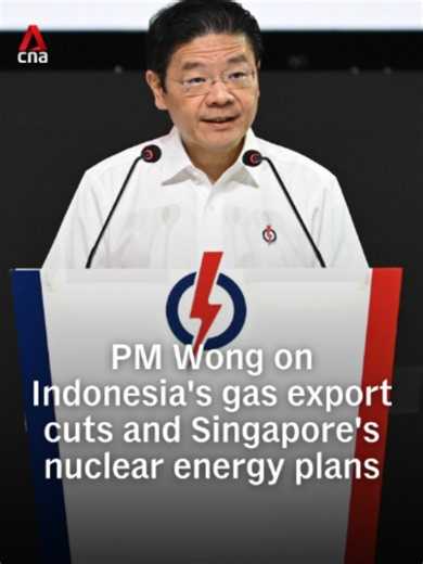 Singapore expects commercial contracts for natural gas supplies from Indonesia to be honoured, following Jakarta's announcement of cuts to gas exports to Singapore, said People’s Action Party (PAP) Secretary-General and Singapore Prime Minister Lawrence Wong. Speaking at the PAP Conference on Sunday (Oct 25), Mr Wong said Singapore has invested in liquefied natural gas (LNG) terminals to diversify its gas imports and manage potential supply disruptions. He also addressed Singapore's study of nuc