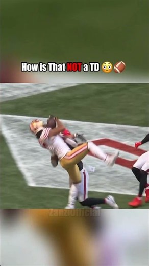 WATKINS GOT ROBBED 😭💀 THAT WAS A TOUCHDOWN!! #49ers #NFL #Shorts