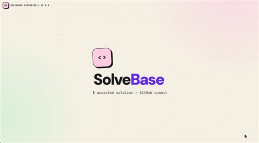 🚀 Introducing SolveBase — Your Competitive Programming Solution Archive Are you solving problems on Codeforces, LeetCode, CSES, CodeChef or GeeksforGeeks? SolveBase is a Chrome extension that… | Tushal Lohar