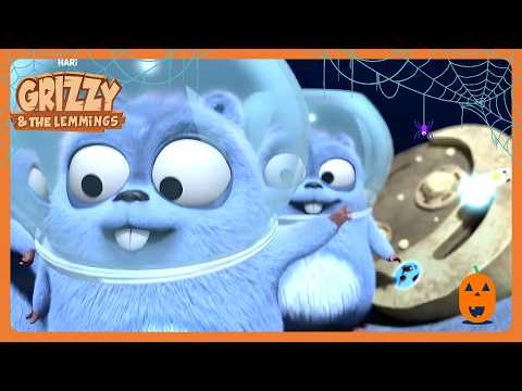 LEMMINGS GO TO SPACE! 🚀 🪐 😱 🎃 - Grizzy & The Lemmings - Happy Halloween! 🎃