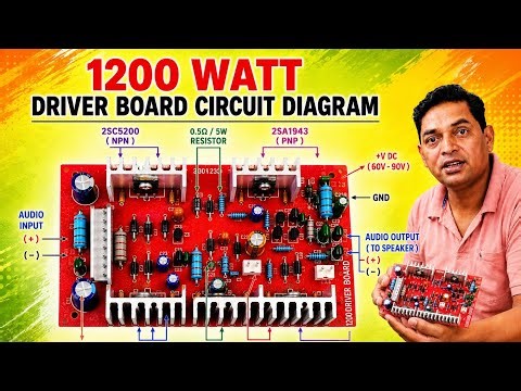 1200 watt driver board circuit diagram