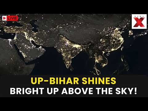 NASA Stunnig Map Visuals Surfaces LIVE: UP-Bihar Shine Bright on Earth Night Map Visible From Space