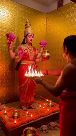 माँ लक्ष्मी का साक्षात चमत्कार 🚩😱 #maadurga #shorts #temple