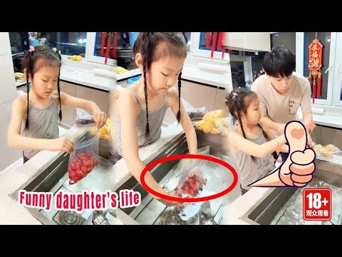 My daughter's fruit storage is convenient, dad gives her a thumbs up