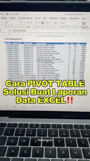 Cara PIVOT TABLE Solusi Buat Laporan Data EXCEL Dengan Mudah