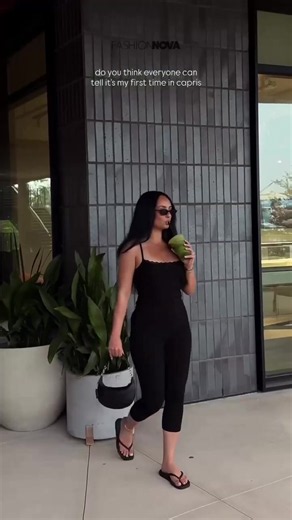 Definitely here for the capri & flop combo in the summer.
