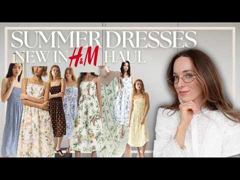 NEW IN H&M SPRING DRESSES HAUL, SPRING OUTFITS | Devil Wears Prada Movie Premiere |Spring in Ireland