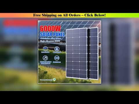 3000W Solar Panel High Efficiency Solar Cell Portable Power Bank Flexible Charging Outdoor Solar