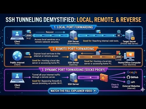 Bypass Firewalls with SSH Tunneling (Local, Remote & Reverse)