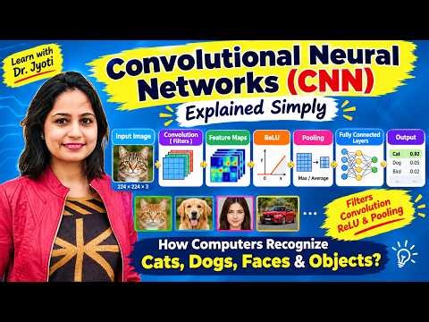 Convolutional Neural Networks (CNN) Explained Simply | Filters, Convolution, ReLU & Pooling
