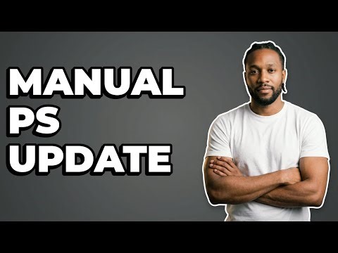 How Do I Manually Update My PlayStation System Software?