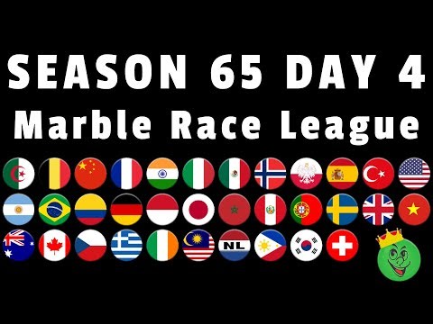 Marble Race League Season 65 Day 4 Marble Race / Marble Race King