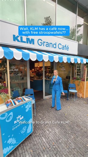 Grand Café KLM European Economy Class onboard service — WTC Square Amsterdam