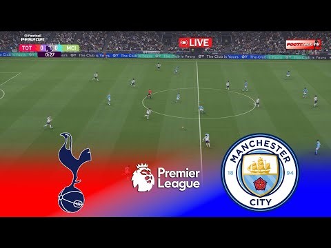 🔴Tottenham vs Manchester City - Premier League 2025/26 | Pes 21 Gameplay Simulation