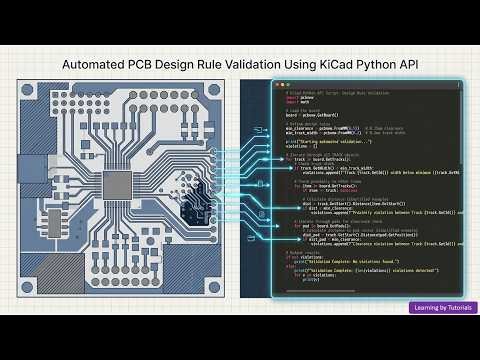 Automated PCB Design Rule Validation Using KiCad Python API
