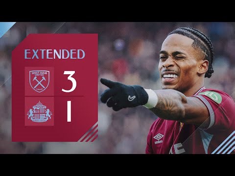 Hammers Take Second Consecutive Win🔥 | West Ham 3-1 Sunderland | Premier League Extended Highlights