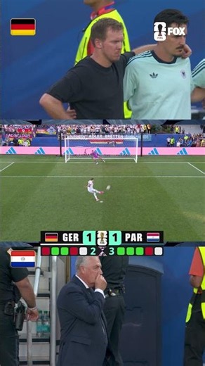 These penalty kicks brought out all the emotions from Julian Nagelsmann and Gustavo Alfaro 😱