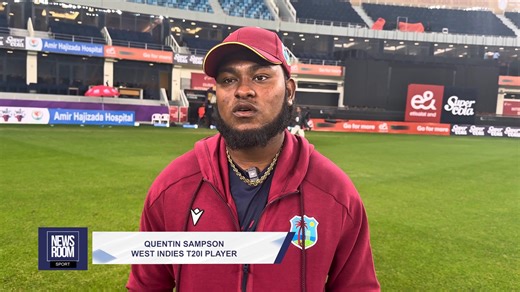 West Indies T20 newcomer Quentin Sampson is hopeful the Caribbean side can put up a much improved performance in the second T20 against Afghanistan on Wednesday from 10:30h. Afghanistan won the opening game of the three-match series by 38 runs after putting up an impressive 181-3 in Dubai. Debutant Sampson, who topscored with a 24-ball 30 in West Indies' 143-9, reflected on the opening contest and looked ahead to the crucial second game which provides an opportunity for West Indies to level the 