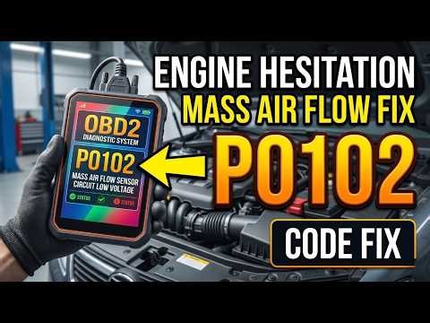What Is P0102 Obd2 Code - Mass Air Flow Sensor Low Voltage Fix
