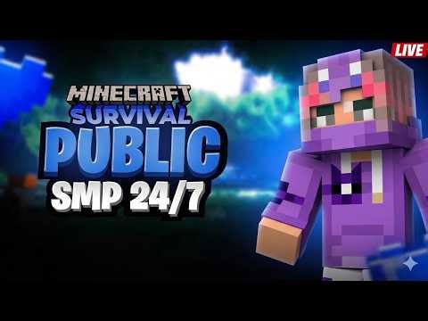MINECRAFT LIVE | PUBLIC SMP LIVE | JAVA + BEDROCK SMP #minecraft #minecraftshorts