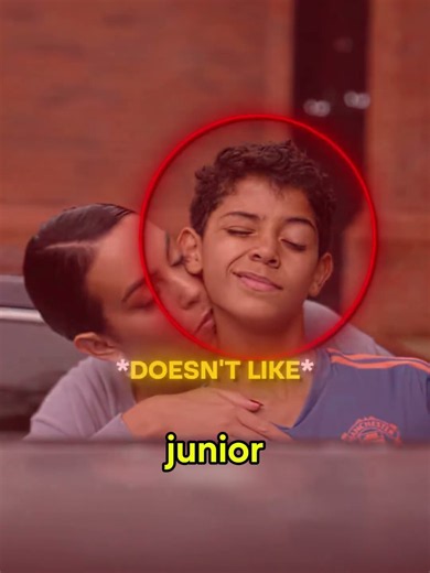 Why Junior Hates Georgina's Kisses 😂❤️ #ronaldo #family