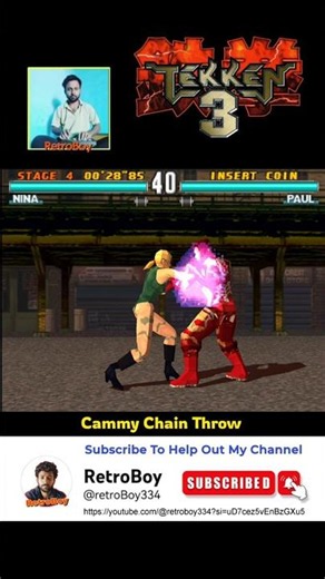 Extreme Nina (Cammy) Chain Throws Gameplay! 🔥