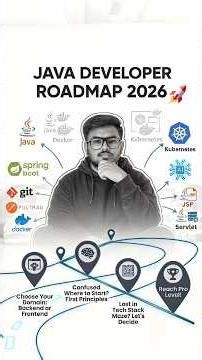 Java Developer Roadmap 2026 🚀 | How to Become Java Backend Developer (Step-by-Step)