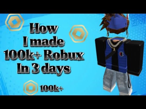 How I made 100k+ Robux in Less than 3 days For Free in 2026!! *Tutorial*