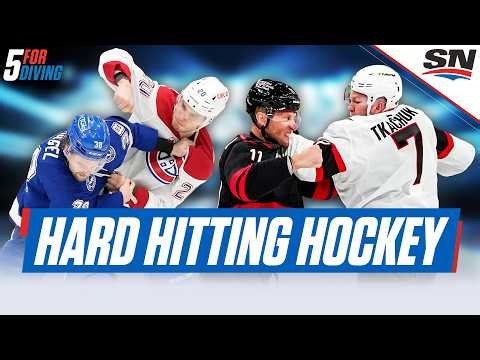 Hard-Hitting Playoff Hockey is BACK | 5 For Diving