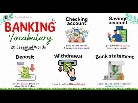 Banking Vocabulary in English: 20+ Essential Words for Everyday Life (A2/B1) (6)