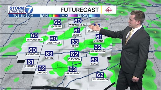 Monday evening forecast