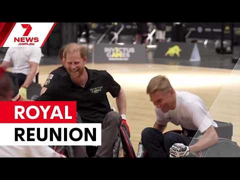 King Charles meets with Harry and Meghan in Highgrove House reunion | 7NEWS