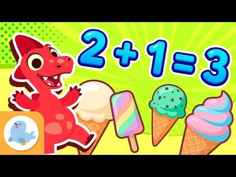ADDITION for Kids 🍦 Compilation ➕ Addition Song and Problems